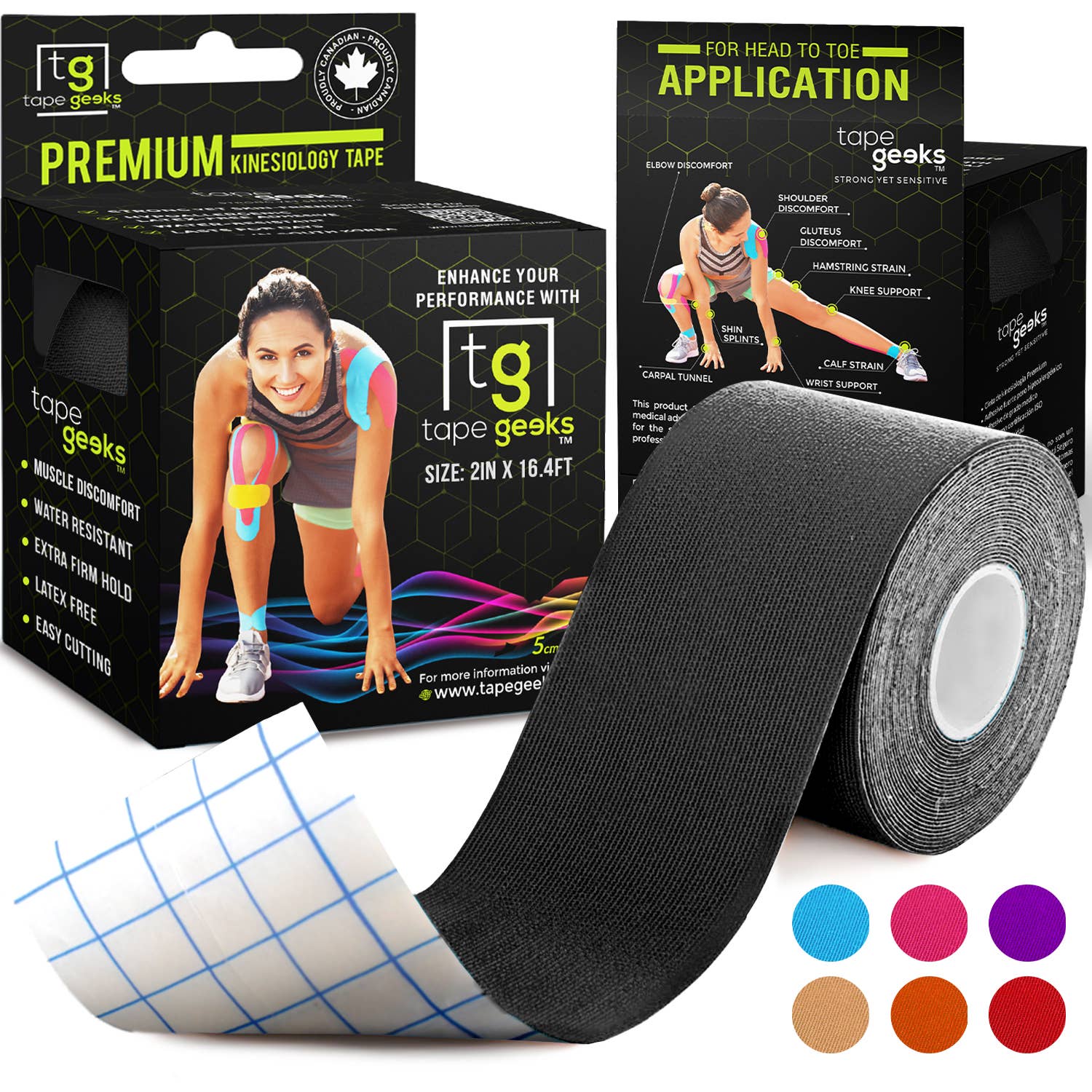 Tape Geeks – Engroshandel Sport og udendørs – 2“ Premium Kinesiologi Tape0