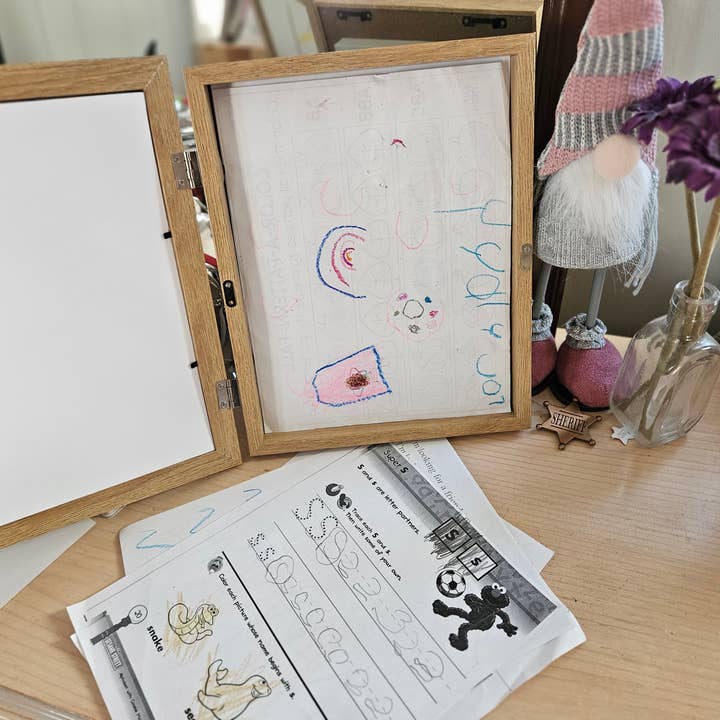 Witty Words - Cards and Wall Art - Wholesale Picture Frame - 4 in 1 Gnome & DIY Display with Storage - Frame Set23