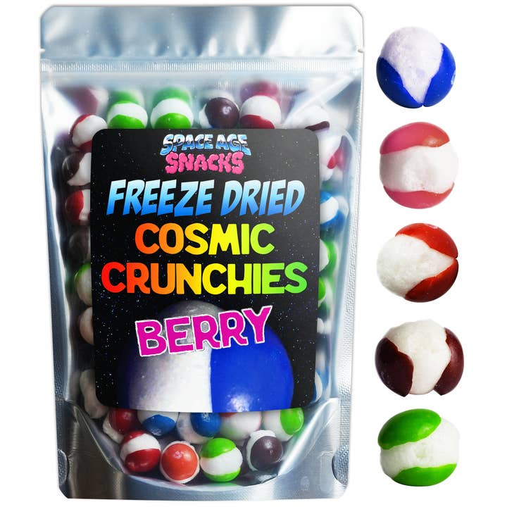 Cosmic Crunchies mit gefriergetrockneten Beeren (5 Unzen) für den Großhandel von Space Age Snacks