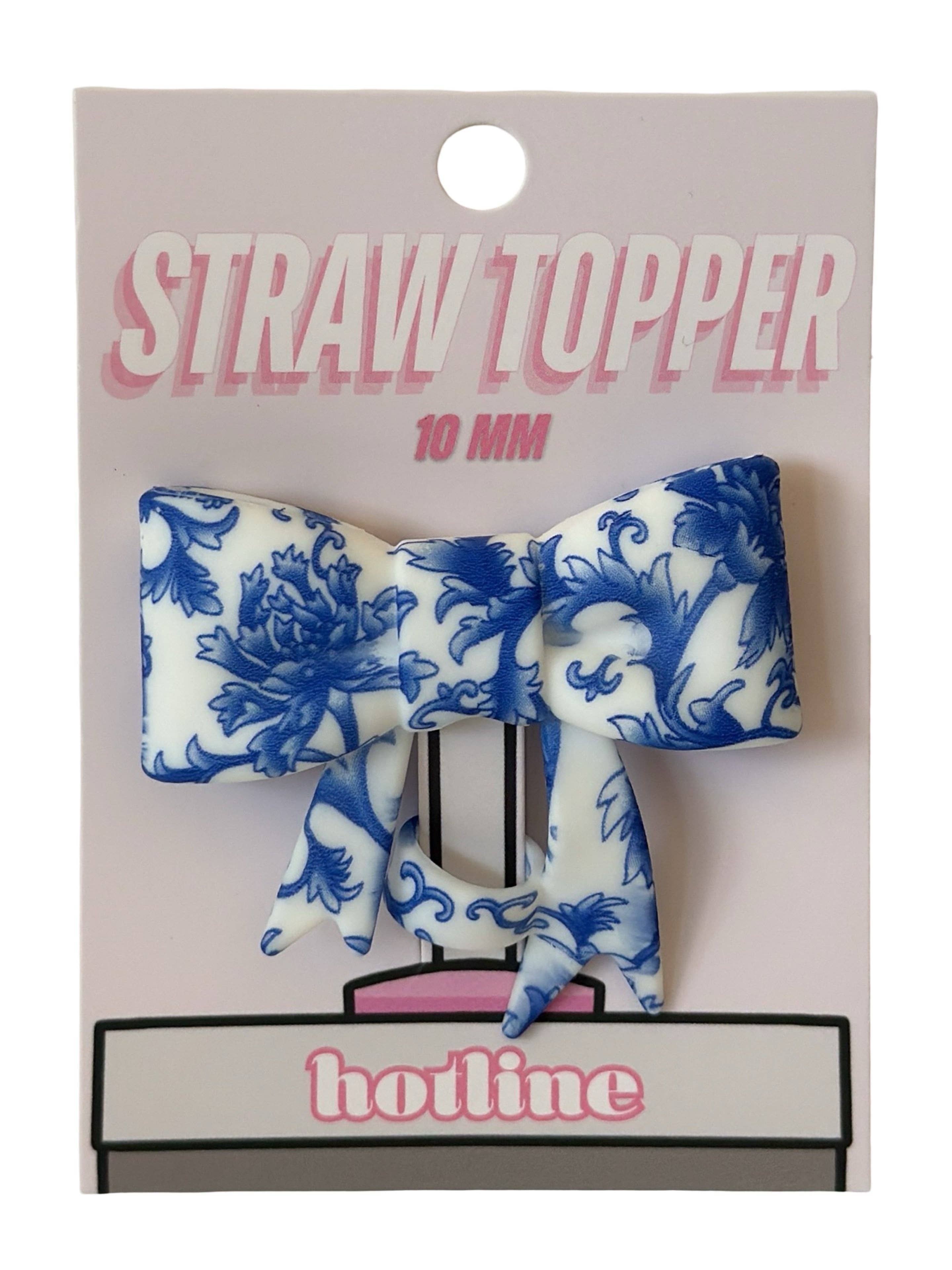 Shop Hotline - Wholesale Drink Topper - Large Bow Straw Toppers37