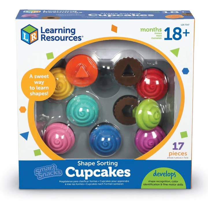 Learning Resources - Wholesale Toy Set - Kids - Smart Snacks® Shape Sorting Cupcakes1