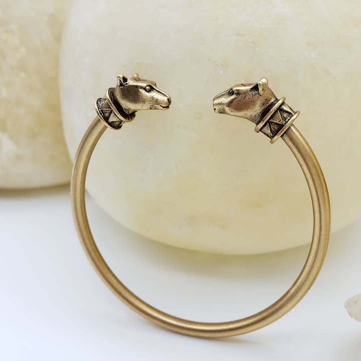 Discoveries, Inc. - Wholesale Cuff Bracelet - Egyptian Cat Cuff Bracelet - Bastet Goddess4