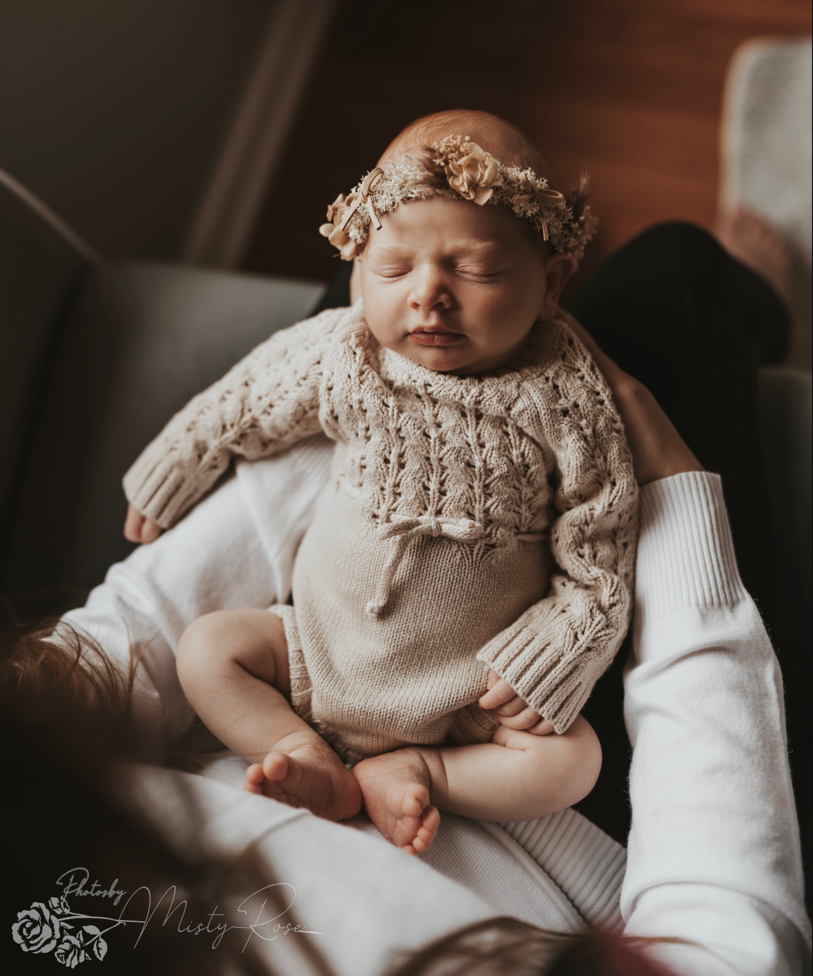 OLIVE & CRADLE – Engroshandel Bodysuit - Baby – Zoya strikket heldragt med sweaterlook9