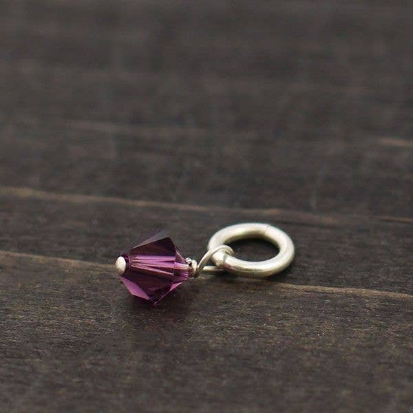 The Vintage Pearl - Wholesale Individual Charm/Pendant - Birthstone Swarovksi Crystal Charms2