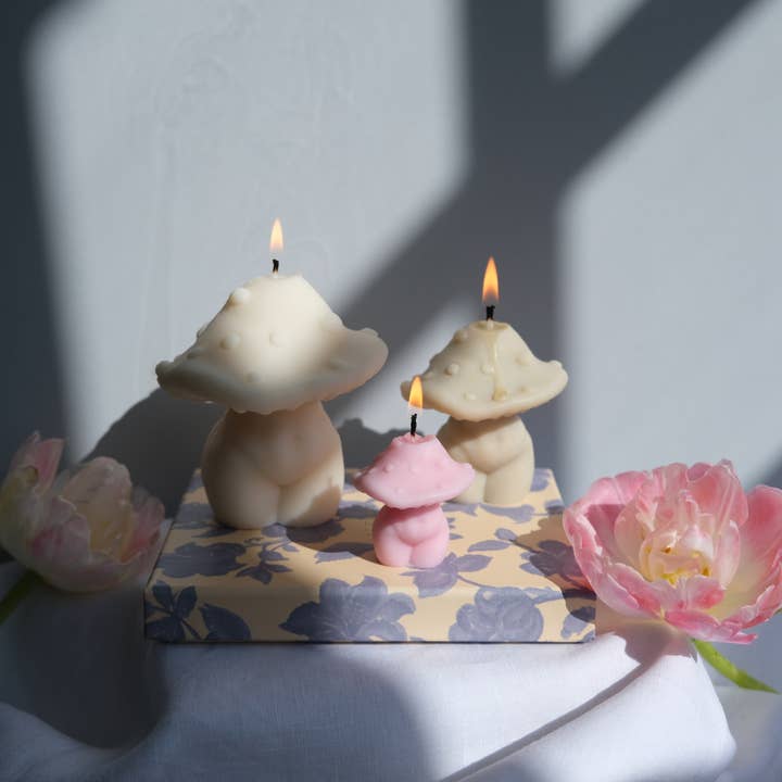 Interlude Candles - Wholesale Novelty candle - Mushroom Goddess Candles | Mushroom Candles2