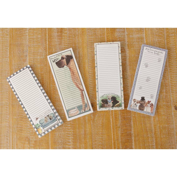 Audrey's Home & Gift - Wholesale Notepad - Magnetic Notepad - Pet Asstd (Pk/04 Ast)