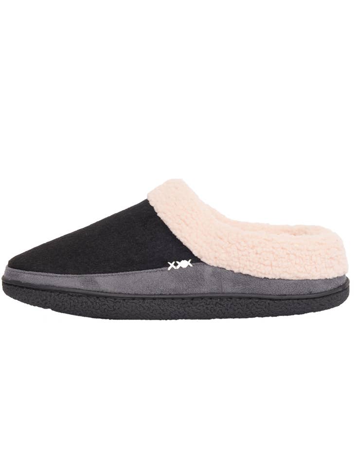 Wholesale Alpine Swiss Mens Memory Foam Clog Slippers Fleece Fuzzy