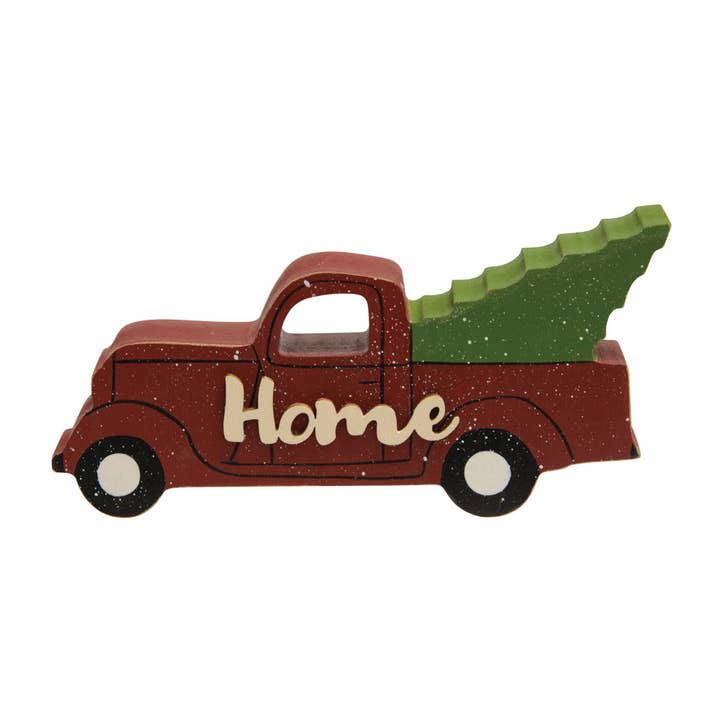 Home Christmas Truck Chunky Sitter for wholesale by The Hearthside Collection