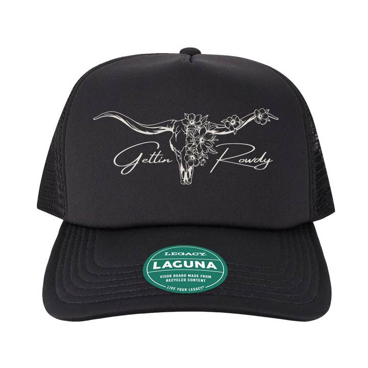 Gettin Rowdy trucker hat for wholesale by Ales to Trails