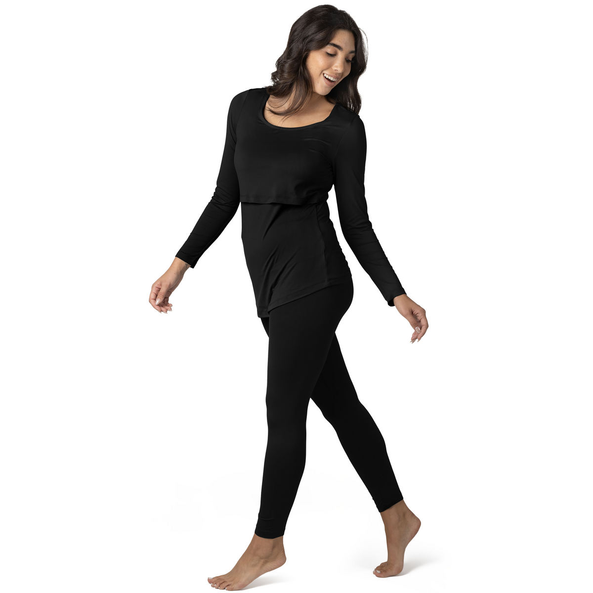 Kindred Bravely - Wholesale Sleepwear Set - Women's - Jane Long Sleeve Nursing Pajama Set - Top & Bottom17