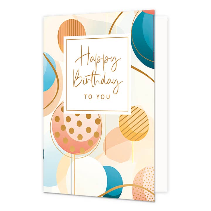 Feliz aniversário - cartão de felicitações por atacado de Artige BV