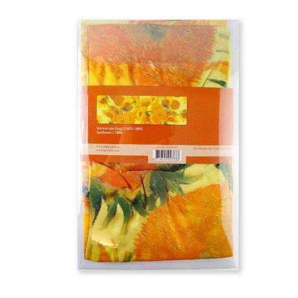 MUSEUM WEBSHOP - Venta al por mayor Bufanda - Mujer - Pañuelo con diseño de girasoles de Van Gogh2
