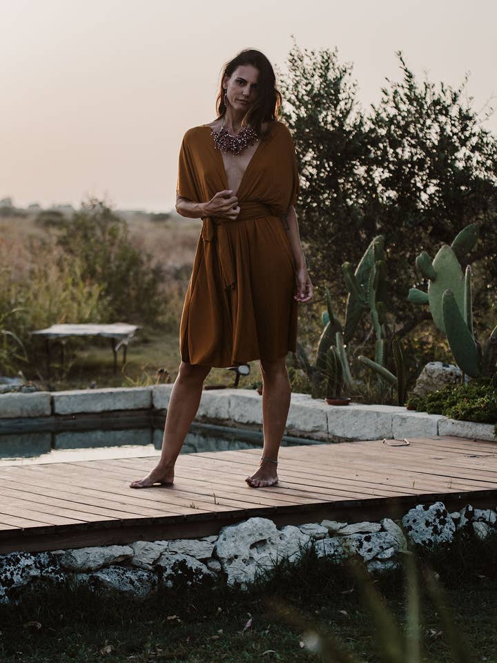 Bijondo - Wholesale Dress - Women's - Ayunita Infinity Convertible Short Dress7