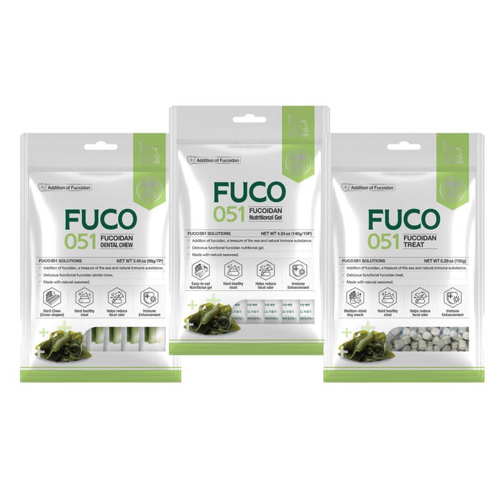 Fucoidan Natural Seaweed Chew, Gel, Dog Treats for wholesale by Puppia International Inc.