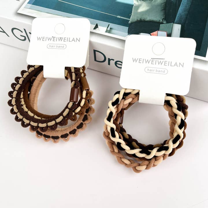 SoapElenGlen - Wholesale Hair Tie - 4Pcs Sweet Hair Band1