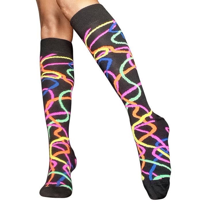 Neon Electric Socks for wholesale by Chrissy's Socks