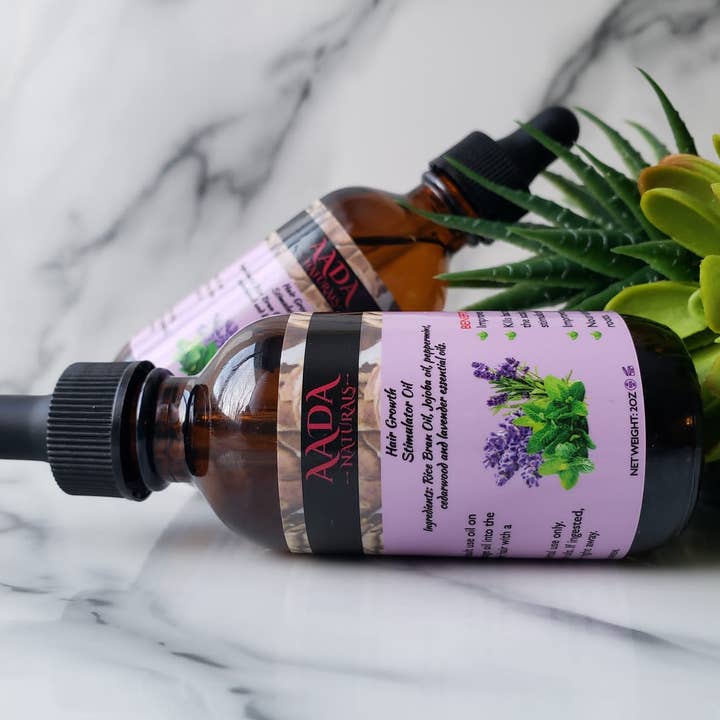 Aada Naturals - Vente Huiles pour cheveux - Huile stimulante pour la croissance des cheveux1