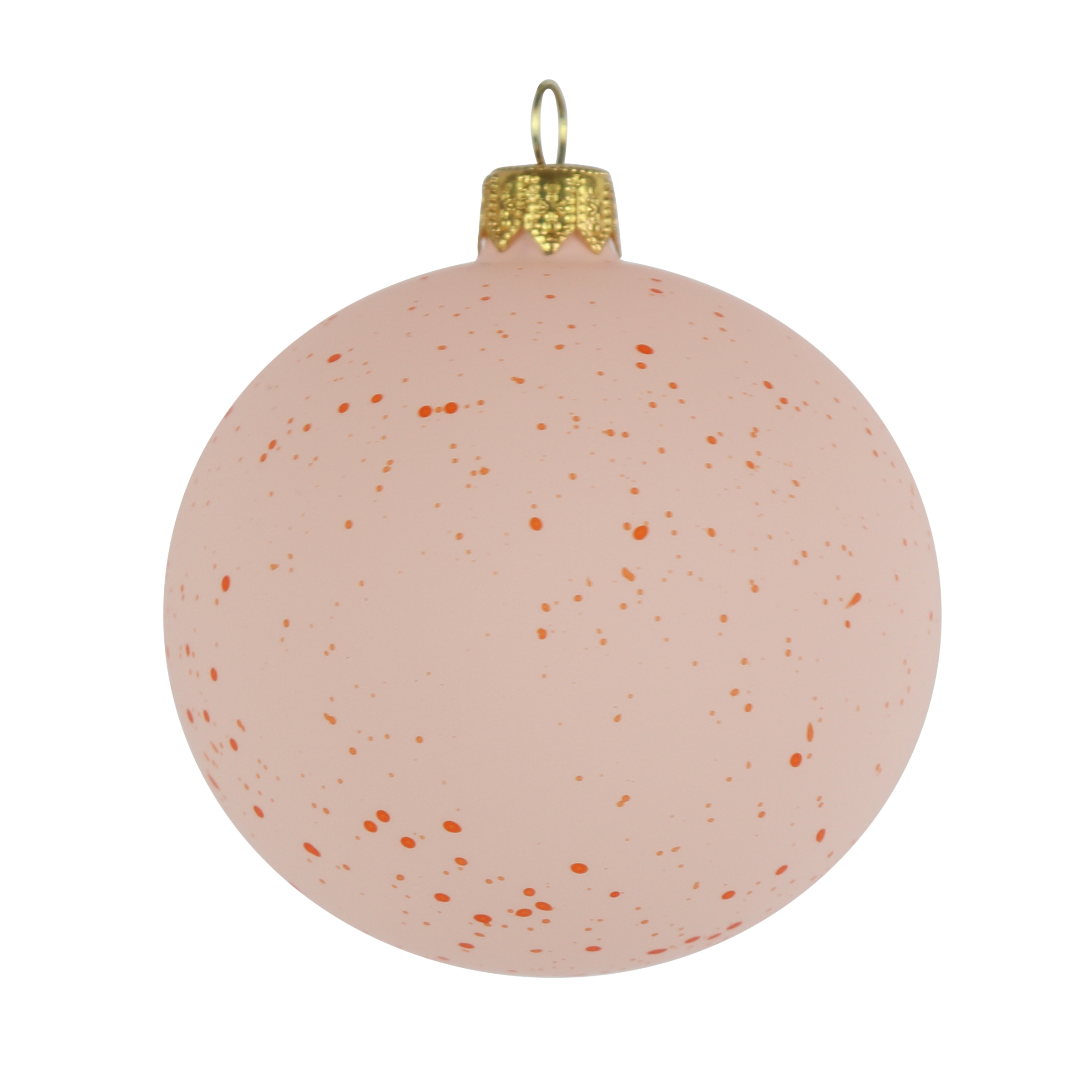 studio THIE - Wholesale Christmas Decoration - Speck Egg Shell Glass Christmas Bauble, 8cm0