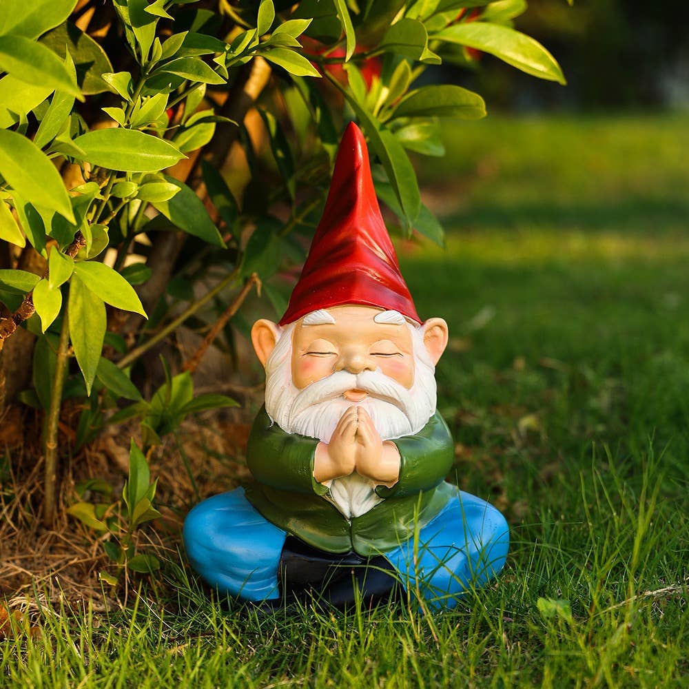 Liffy - Wholesale Tuinkabouter - Meditatie Tuinkabouter Hars Beeldje Buiten Tuindecoratie5