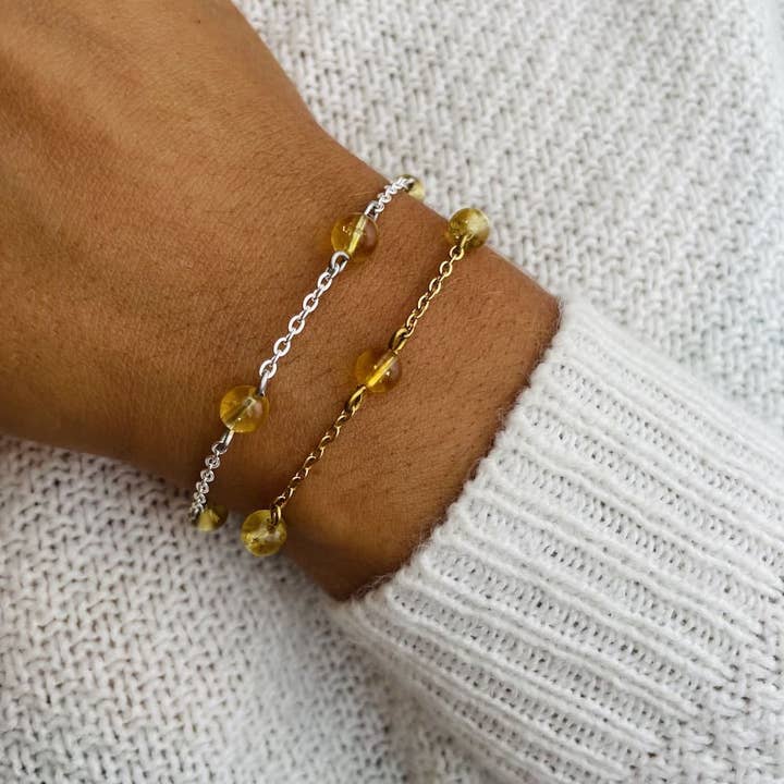 Bracelet Anthéa Citrine pour la vente par MyMagicStones
