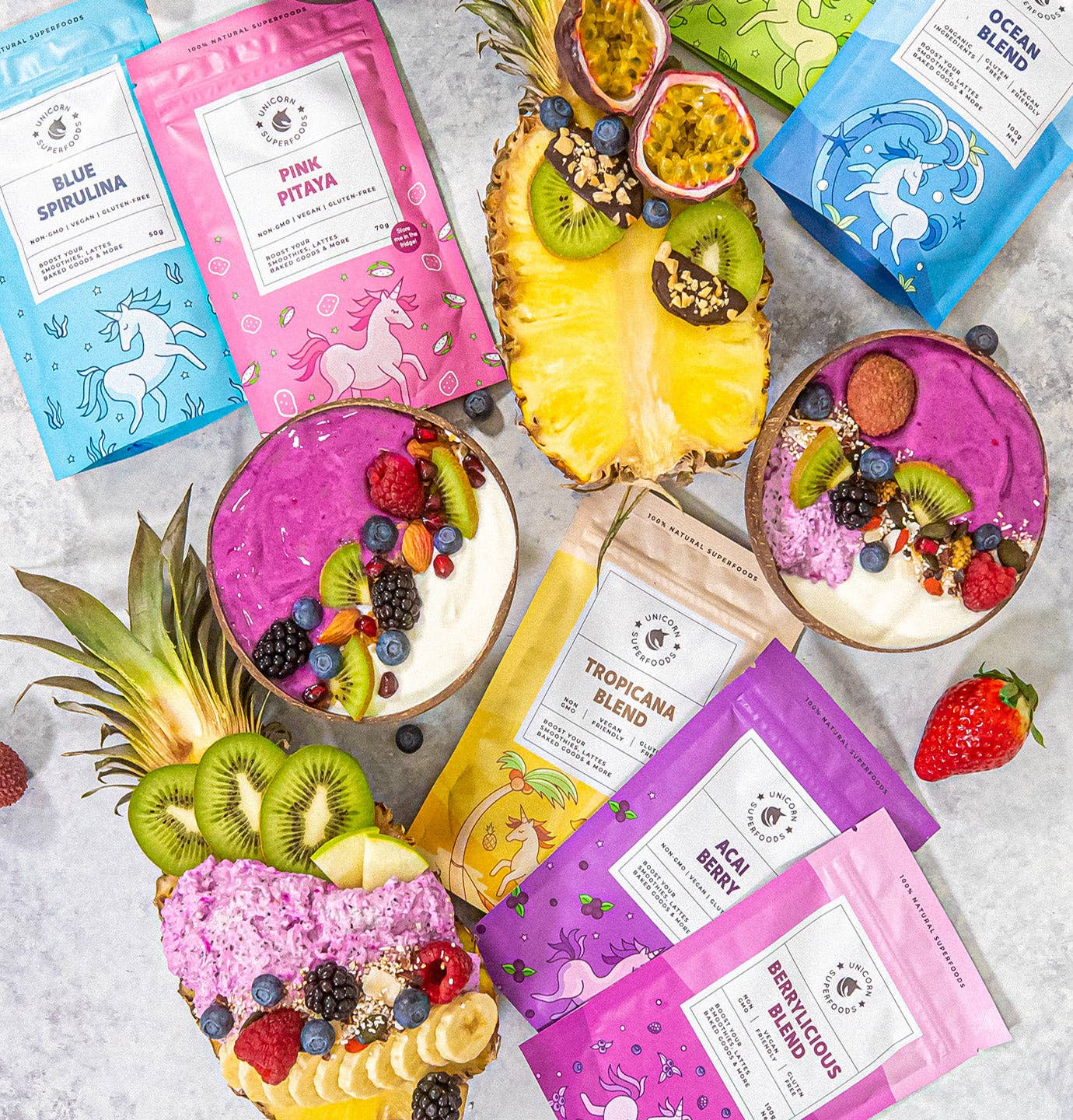 Unicorn Superfoods - Wholesale Protein/Superfood Powder - 100% Freeze Dried Pink Pitaya Powder8