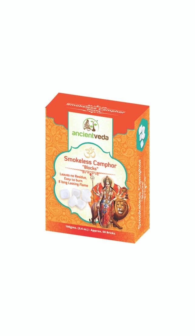 Designs by Deekay Inc. - Wholesale Incense - ancientveda - Smokeless Camphor Blocks (100 g.)