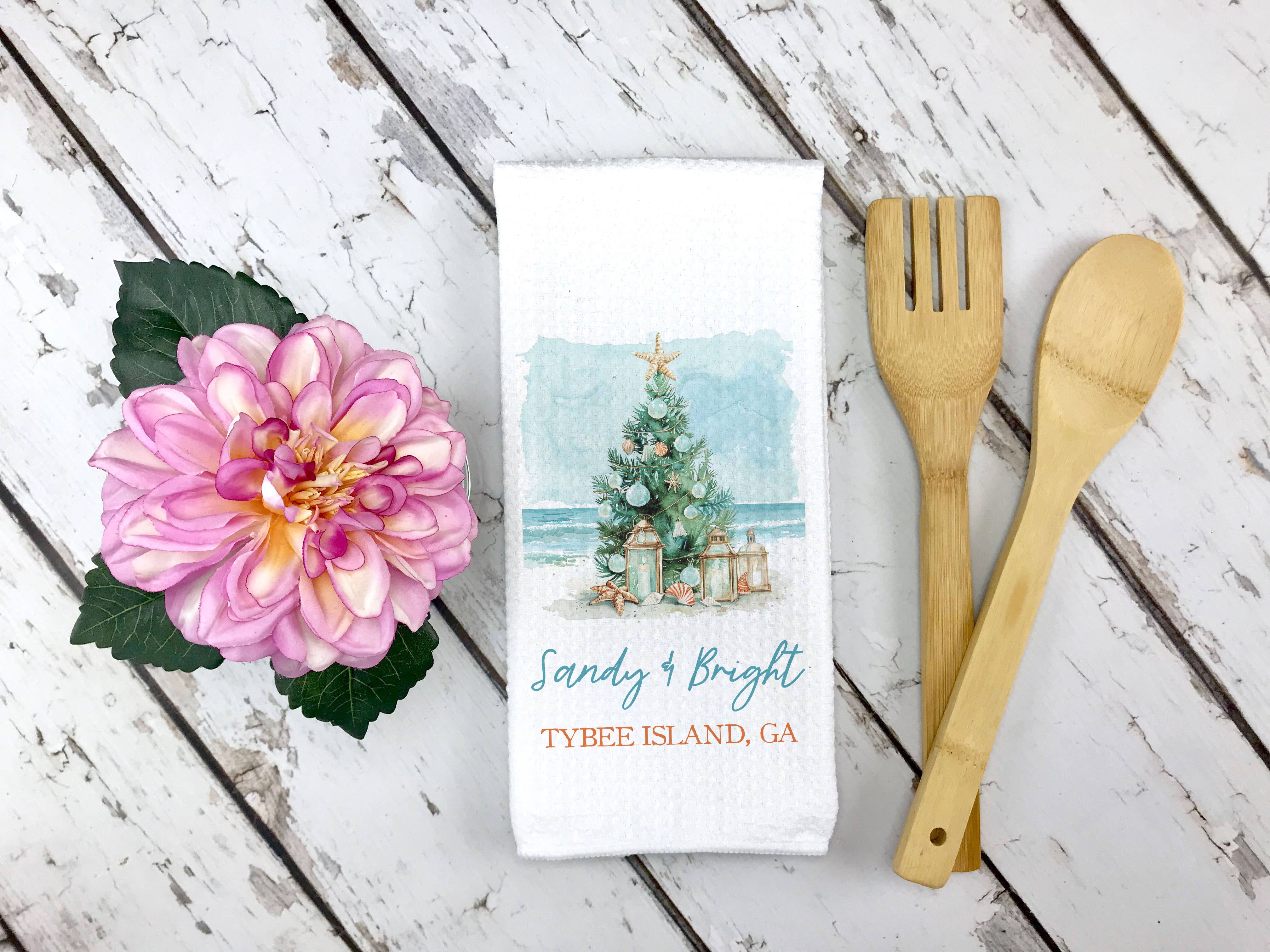 Canary Road - Wholesale Tea Towel - Beach Christmas Towel Nautical Gift Decor Custom City State1