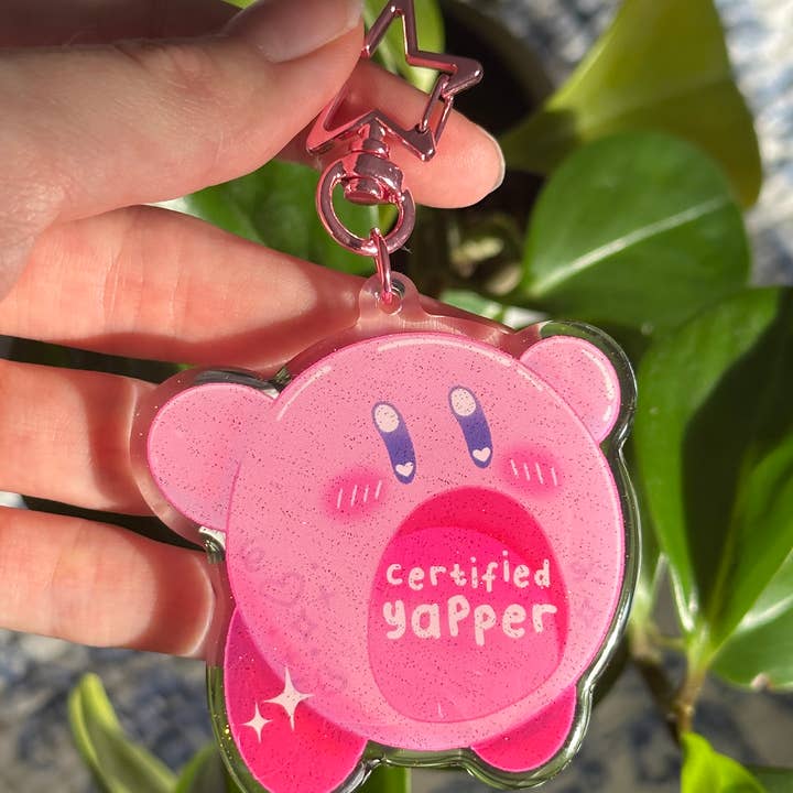 Uni & Umi - Wholesale Keychain - Women's - Certified Yapper Keychain | Funny Double Sided Keychain