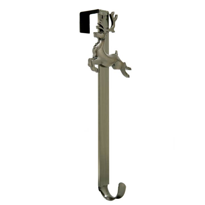 Cintre à couronne ajustable Adapt™ avec renne, laiton antique pour la vente par Haute Decor