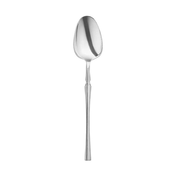 Shiny Silver Moderno Plastic Dinner Spoons - 300 pcs for wholesale by Smarty had a Party