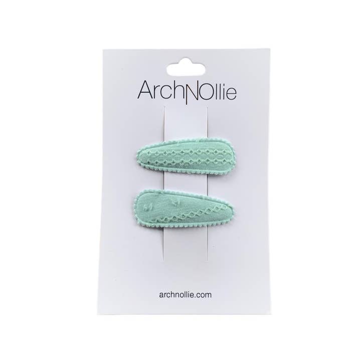 Broderie Anglaise Twin Pack - Sea foam Green for wholesale by ANO - ArchNOllie