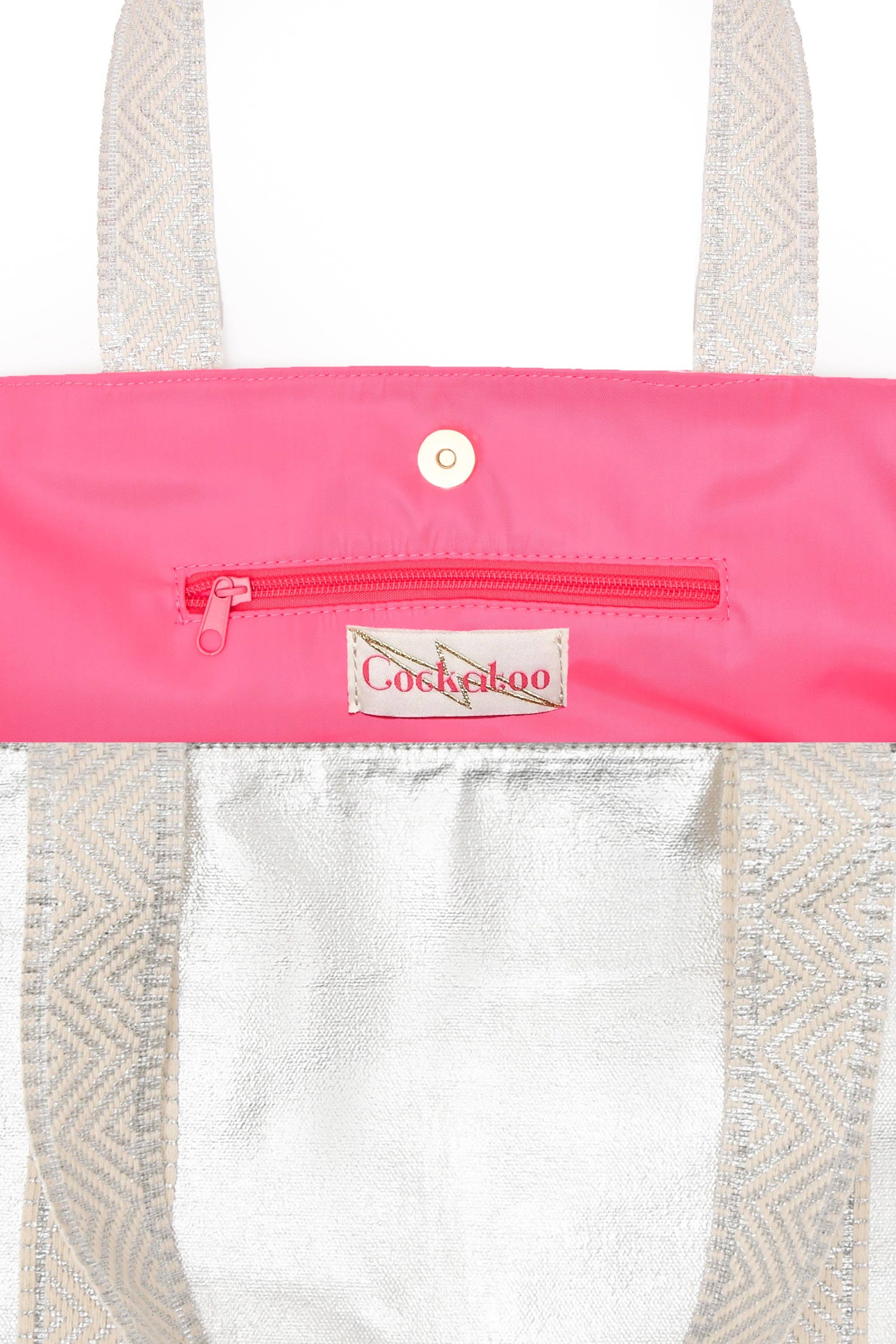 Cockatoo - Vendita all'ingrosso Borsa tote - Donna - BORSA TOTE ARGENTO LUCIDO3