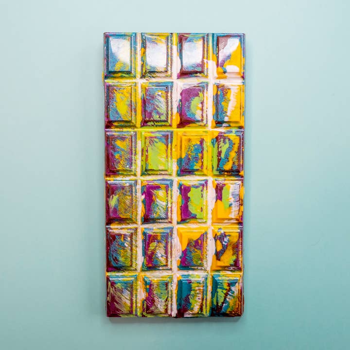 Pistachio chocolate bar | bean to bar chocolate | vegan for wholesale by ChocolateSpiel