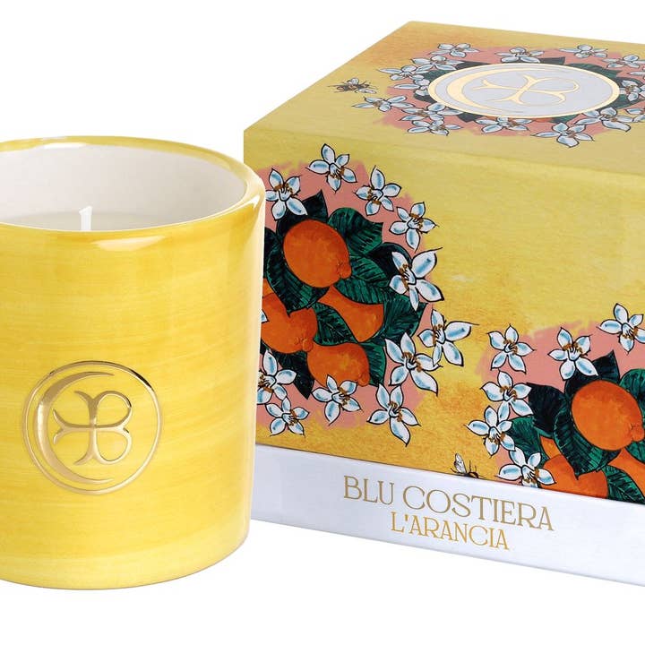 Vela L'arancia con fragancia cítrica de la Costa Amalfitana para venta al por mayor de Blu Costiera