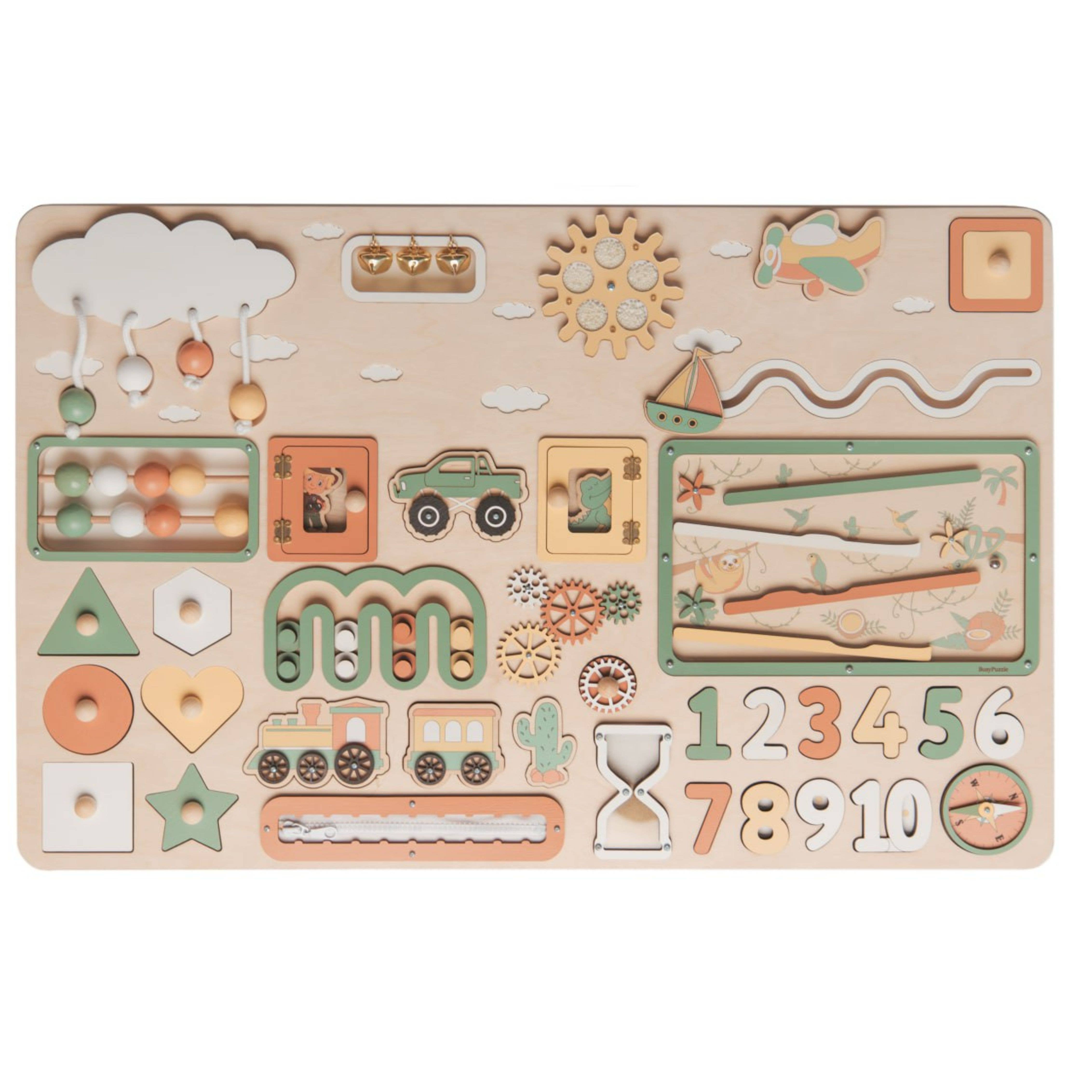 Busy Puzzle - Wholesale Wood Toy - Kids - Busy Board XXL9
