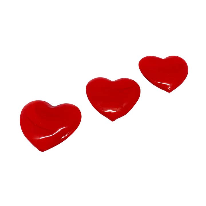 Corazón mediano plano para venta al por mayor de FW-Glas