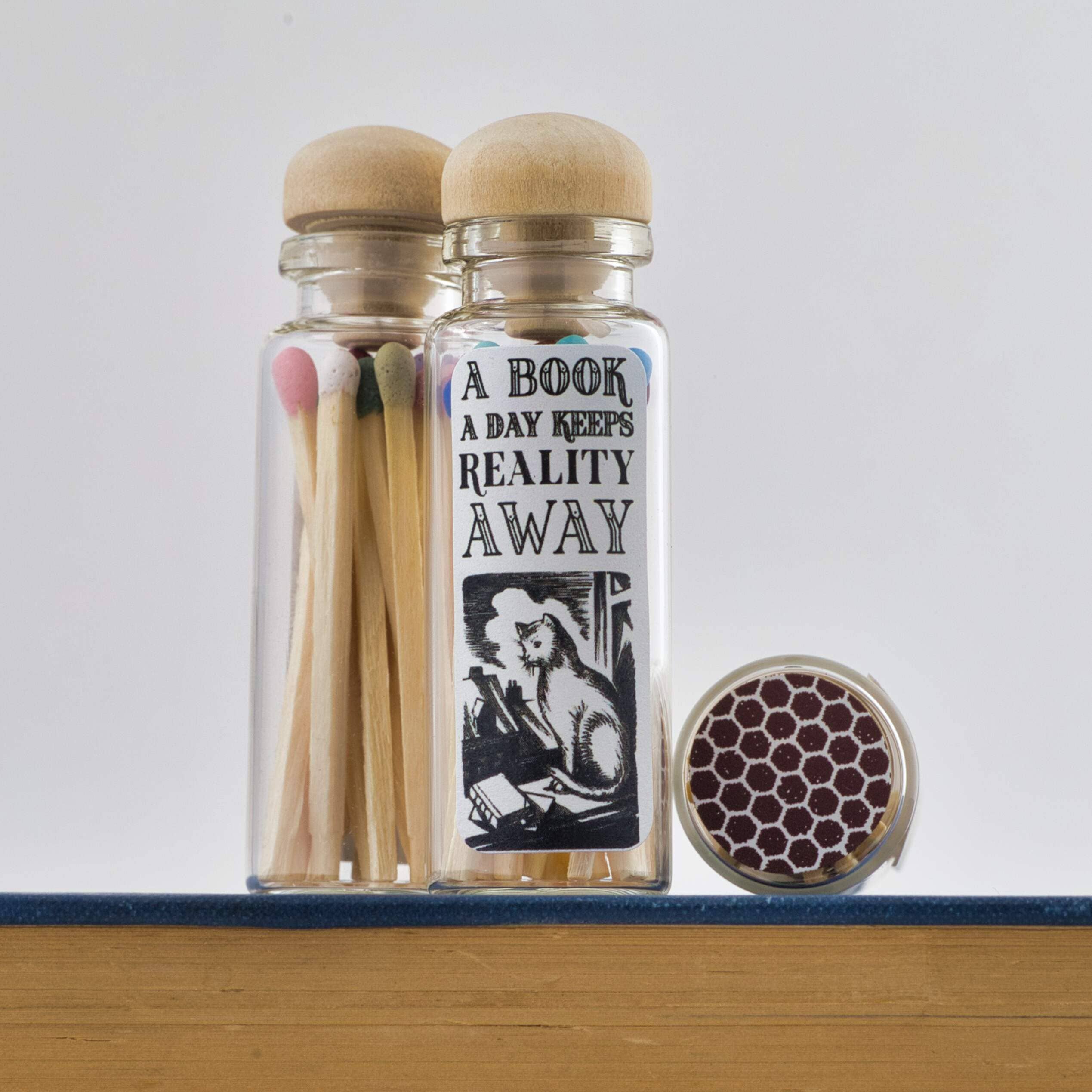 North Ave Candles - Wholesale Matches - Candle Matches / A Book A Day... / Rainbow Matches / Bookish1