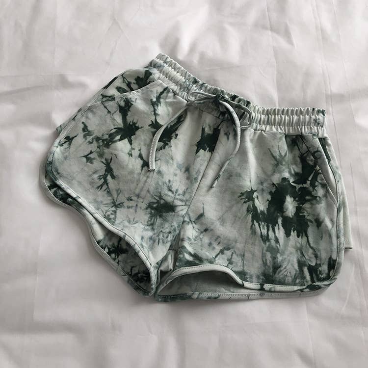 Rosa Clothing - Wholesale Shorts - Women's - Viral trendy Tie-Dye Camo athletic short13