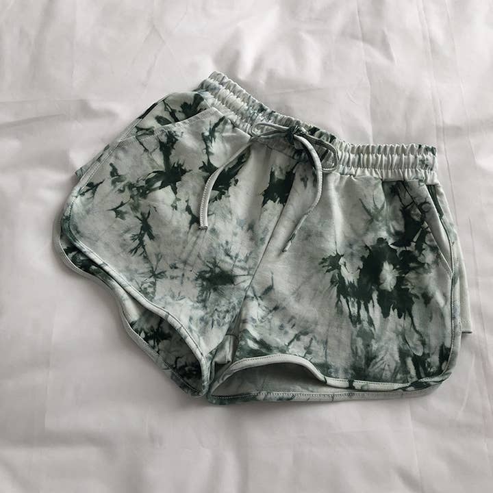 Rosa Clothing - Wholesale Shorts - Women's - Viral trendy Tie-Dye Camo athletic short13