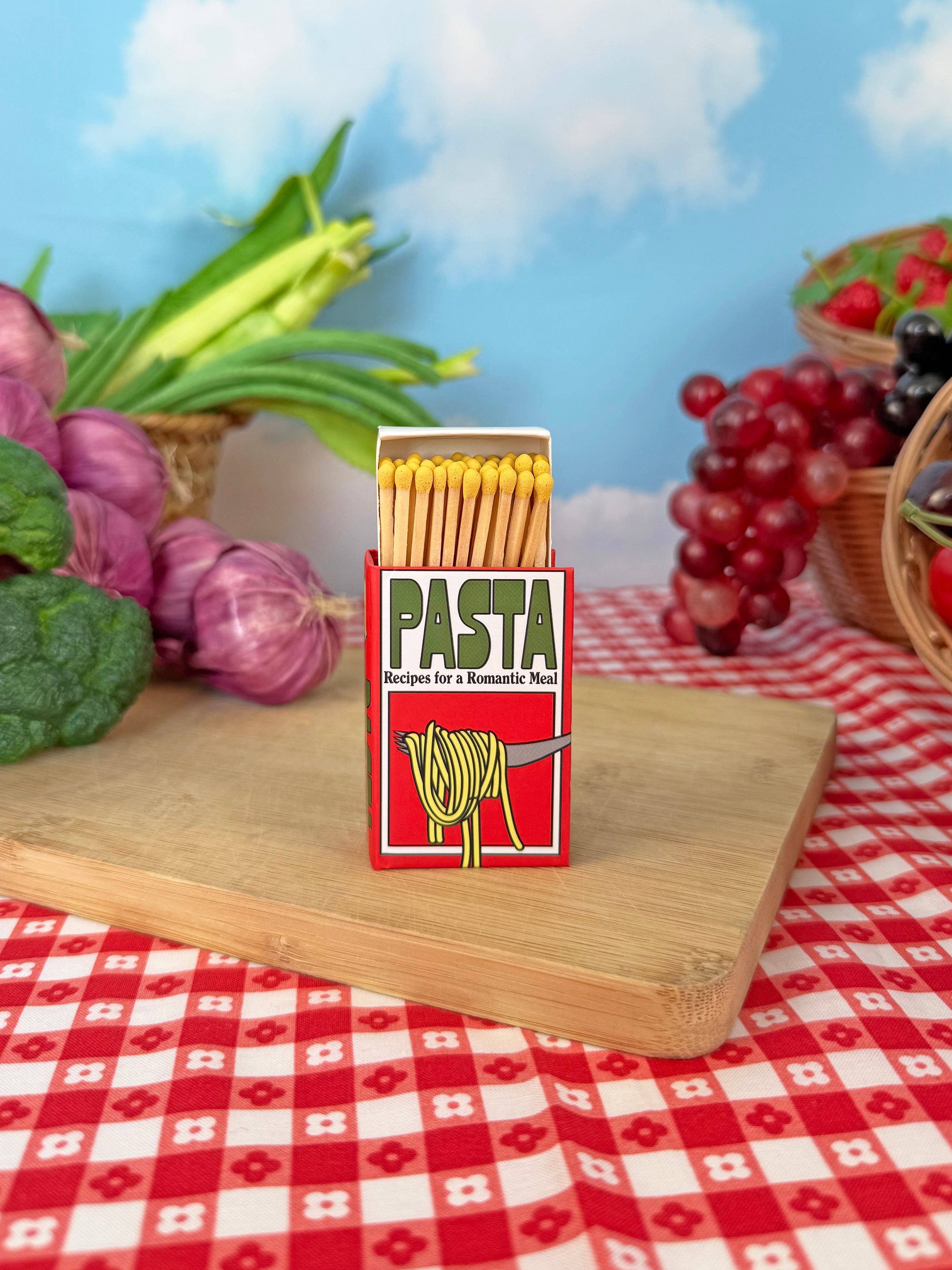 A Shop of Things - Wholesale Matches - Pasta Cookbook Matches1
