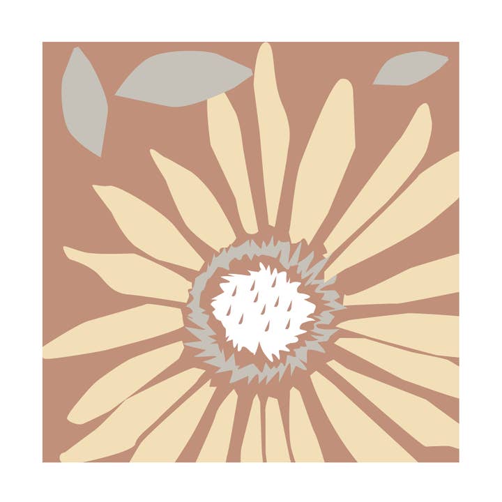 Décoration murale, imprimé fleurs sauvages, tournesol pour la vente par RGB Fineart