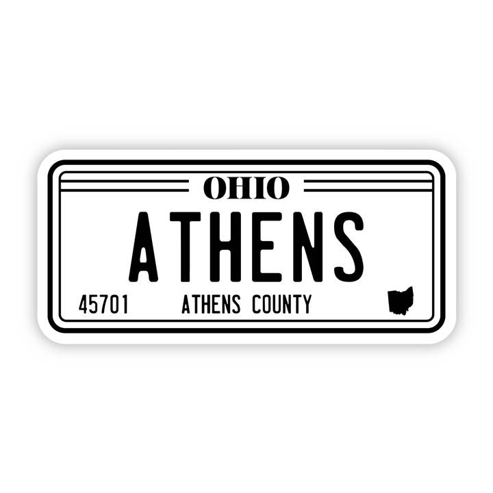 Big Moods - Wholesale Sticker - Athens, OH License Plate Sticker