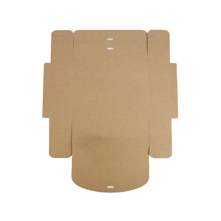 Emartbuy - Venta al por mayor Caja de regalo - Caja de Kraft Marrón de 31x25,5x8 cm Paquete de 12 con Cinta Rosa
