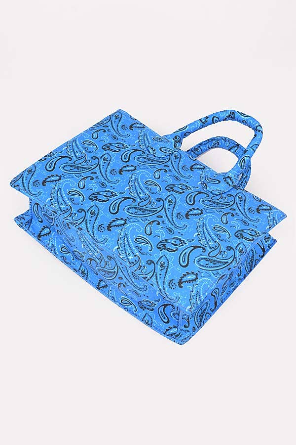 Shop Neighbors - Wholesale Tote Bag - Women's - Bandana Medium Tote W/Wide Strap8