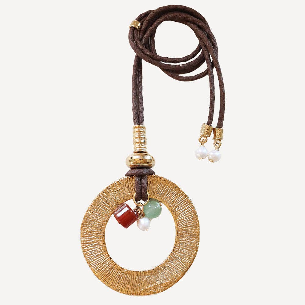 ÉMOLO - Wholesale Choker/Collar - Monsul CIRCLE long necklace0