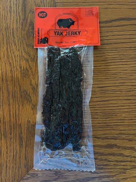 Yak Jerky Hot for wholesale by Bow Creek Ranch LLC