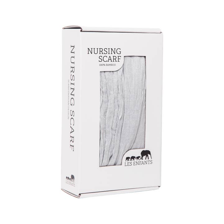 Sciarpa/Poncho da Allattamento - Grigio per la vendita all'ingrosso da parte di Les Enfants