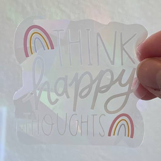 Piensa en cosas felices: atrapasoles que hacen arcoíris para venta al por mayor de Just Be Kind Co.