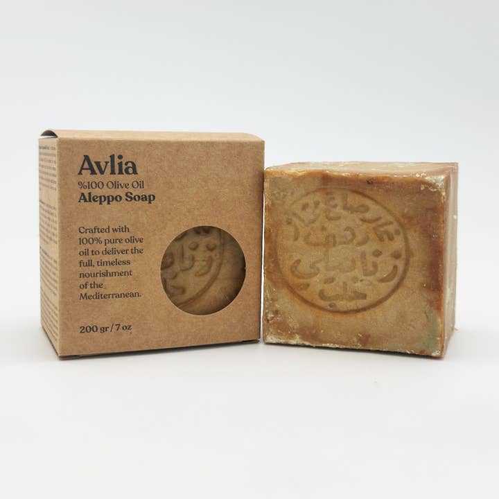 100% Olive Oil Aleppo Soap, Eco-Life Retailers, Apothecaries for wholesale by Avlia Home