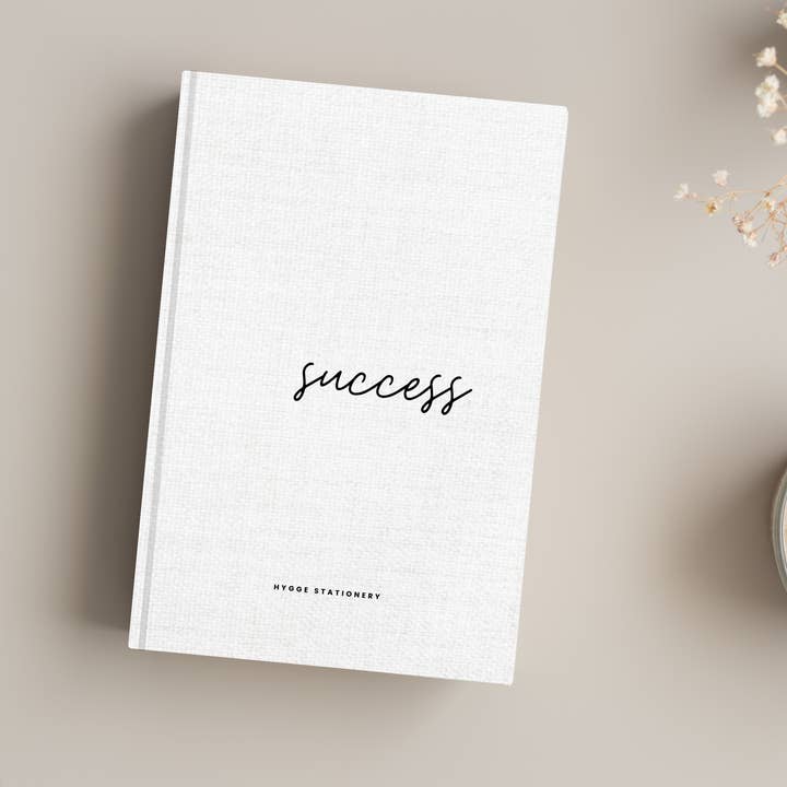 Succes: EN MINIMALISTISK MOTIVATIONS- STYRET NOTESBOG for engroshandel hos My Hygge Shop